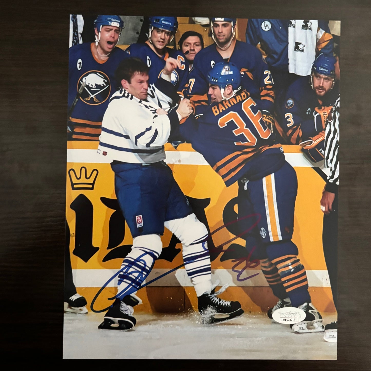 Barnaby, Matt Signed Sabres 8x10