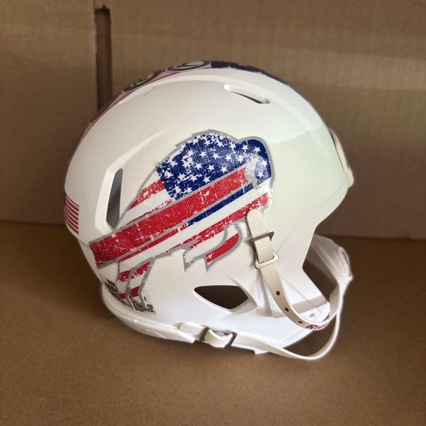 Unsigned Buffalo Bills American Mini Helmet Matte White