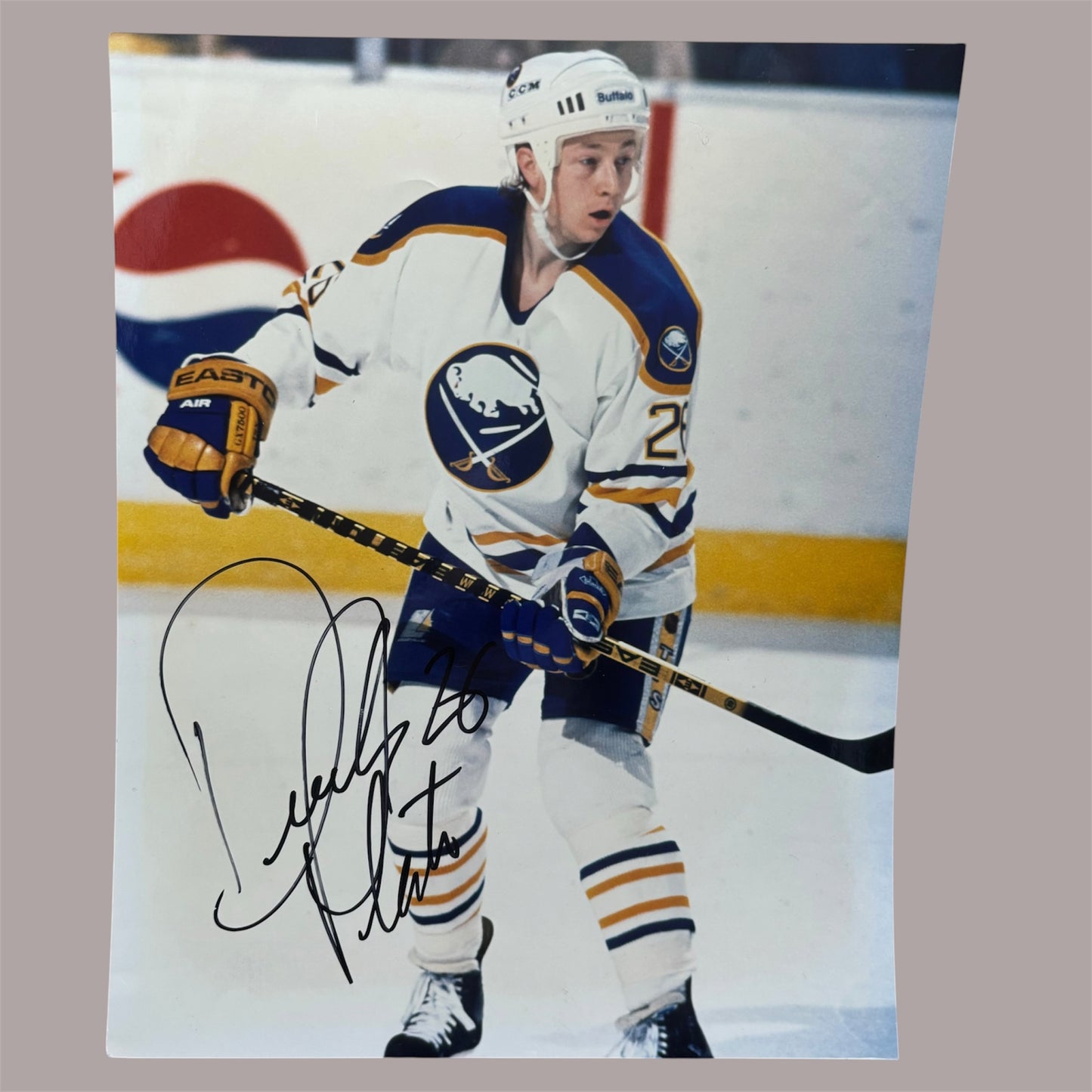 Derek Plante Signed Buffalo Sabres 8x10