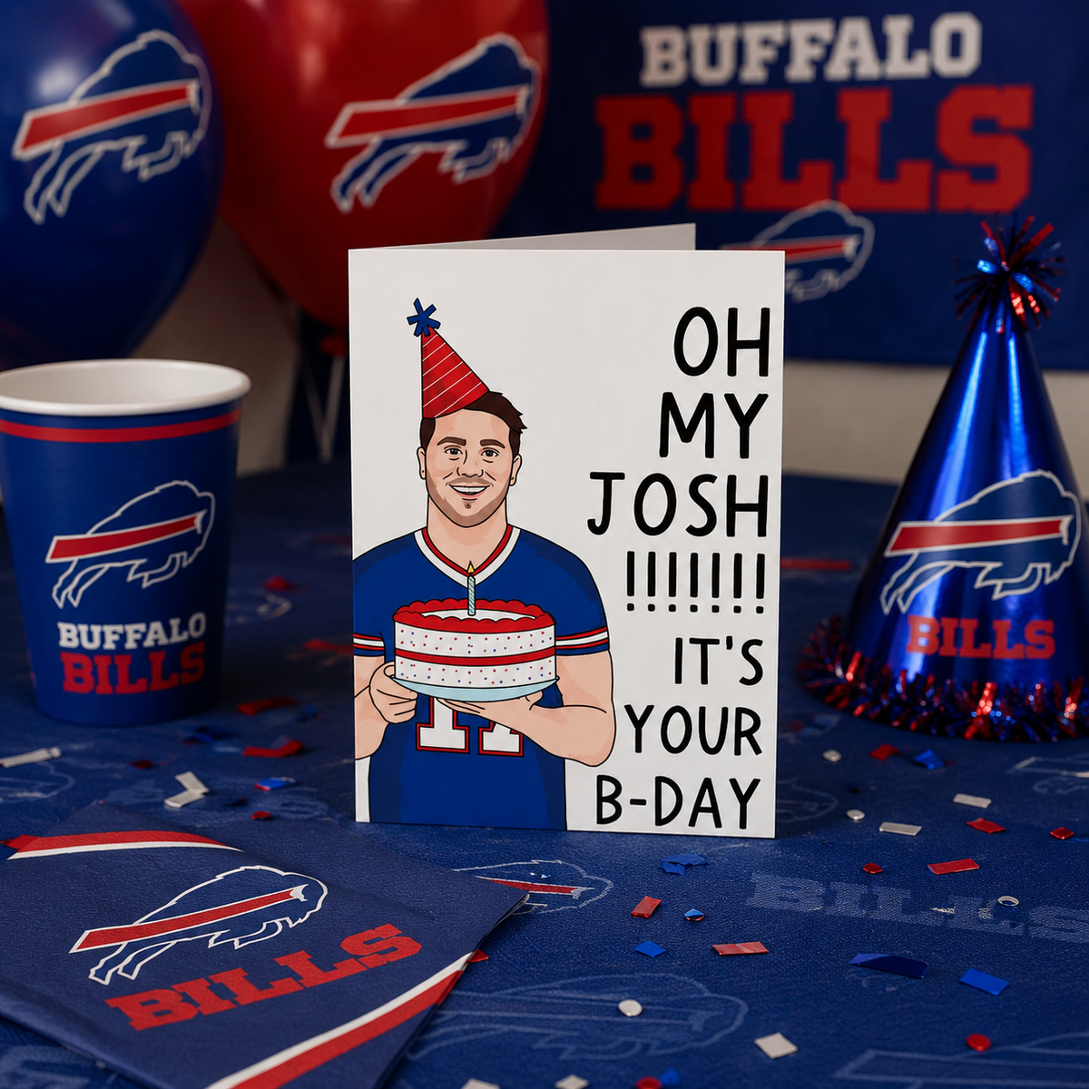 Josh Allen Birthday Card