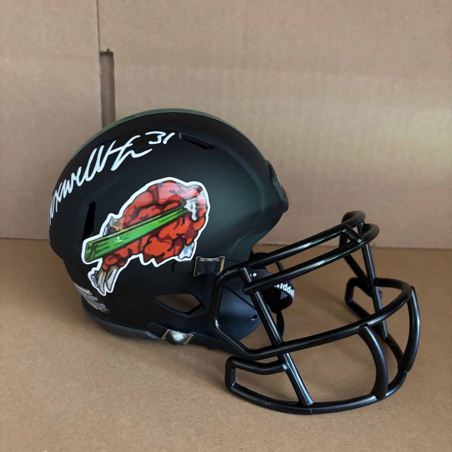 Hairston, Maxwell Matte Black Chicken Wing Mini