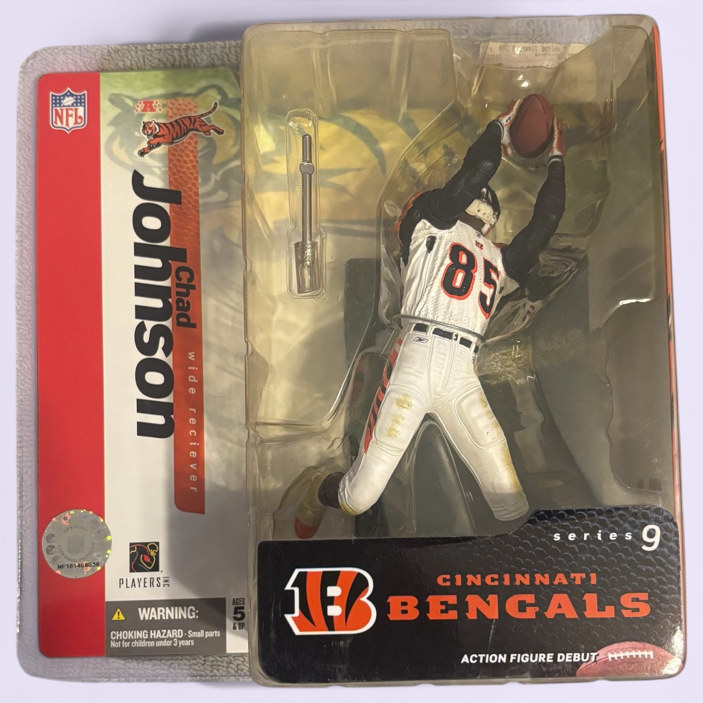Chad Johnson Bengals White McFarlane