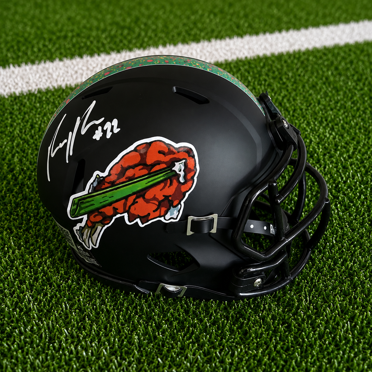 Ray Davis Matte Black Wing Mini Helmet