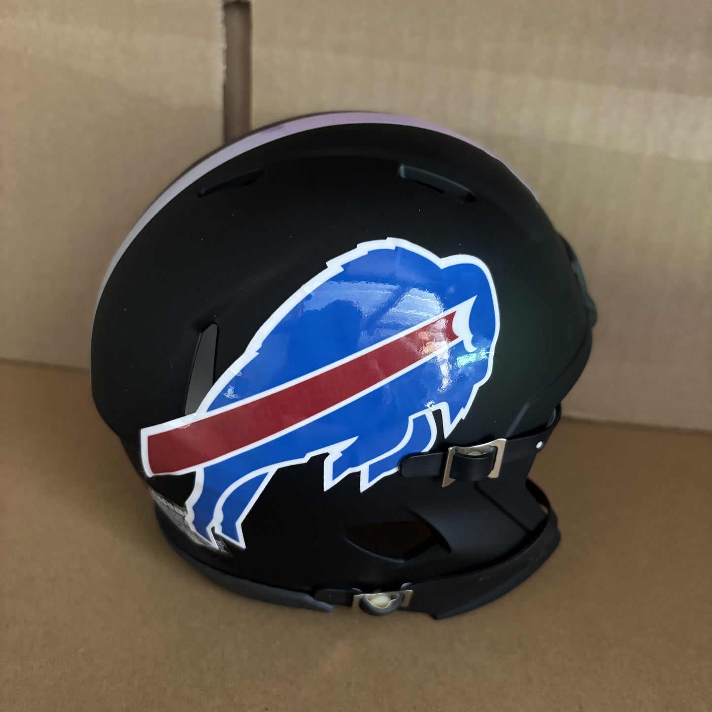 Unsigned Matte Black Buffalo Bills Mini Helmet