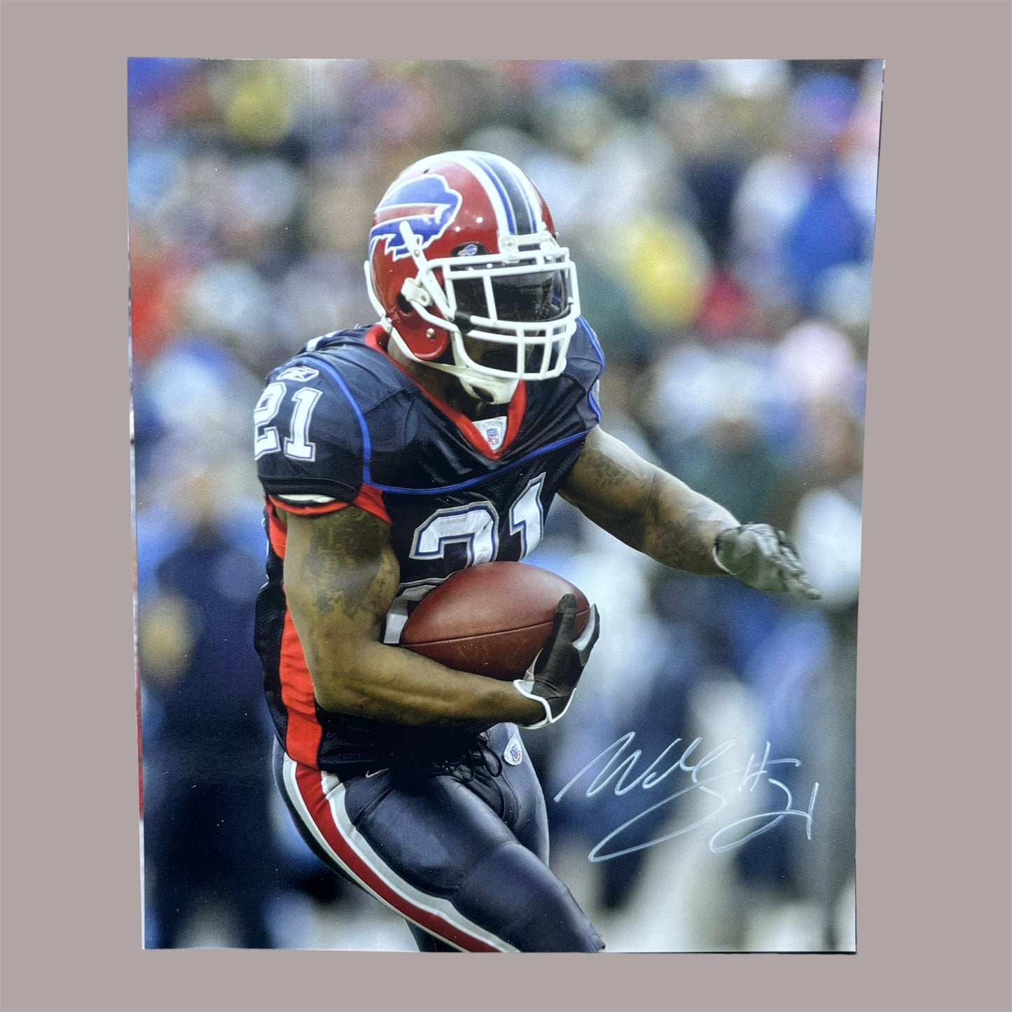Willis McGahee Signed Buffalo Bills 8x10