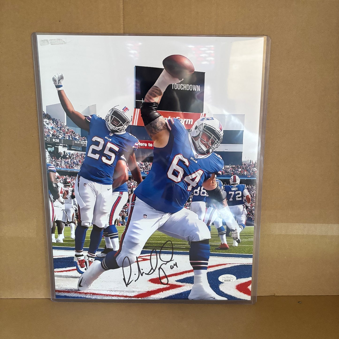 Richie Incognito Signed Bills 11x14