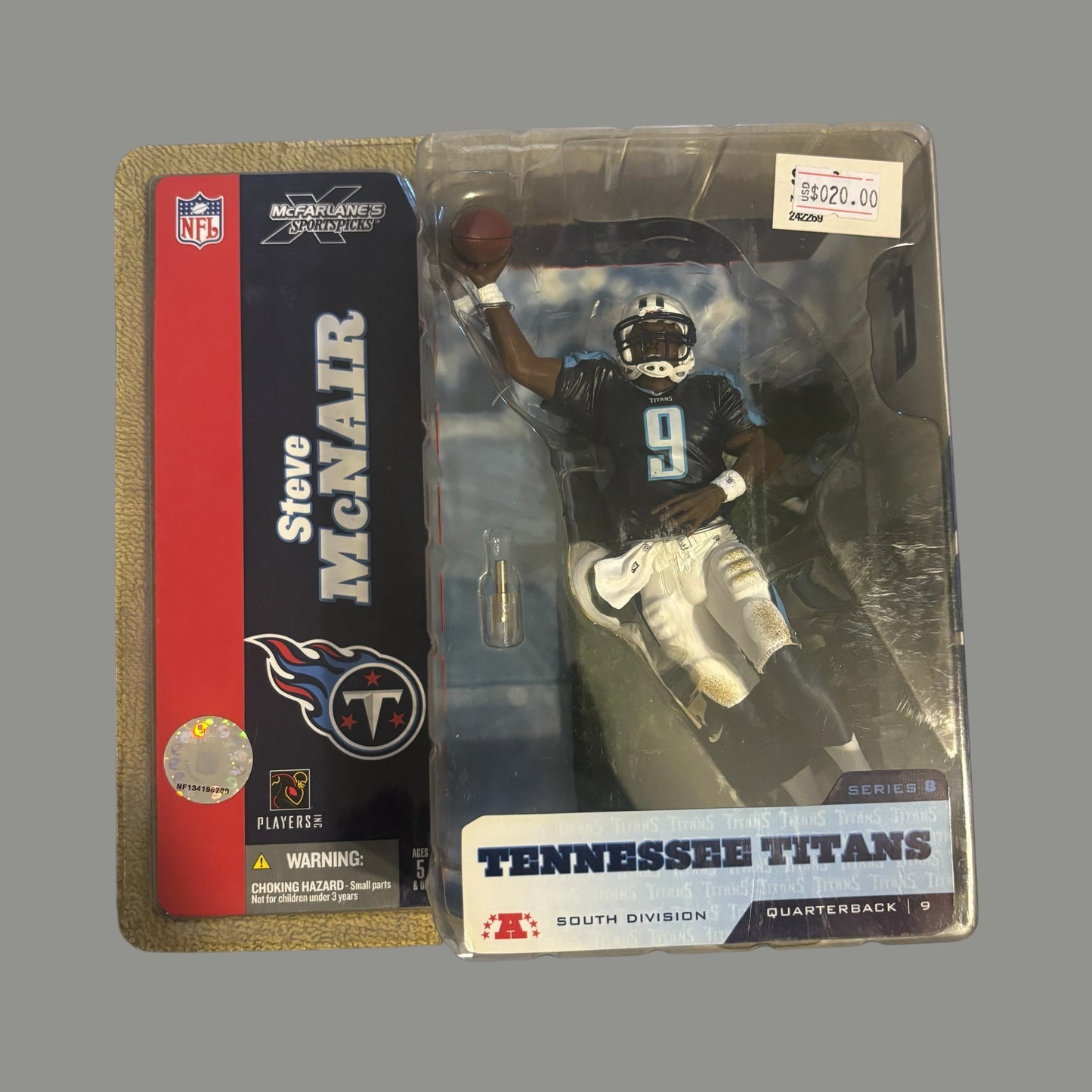 Steve McNair Titans Blue McFarlane