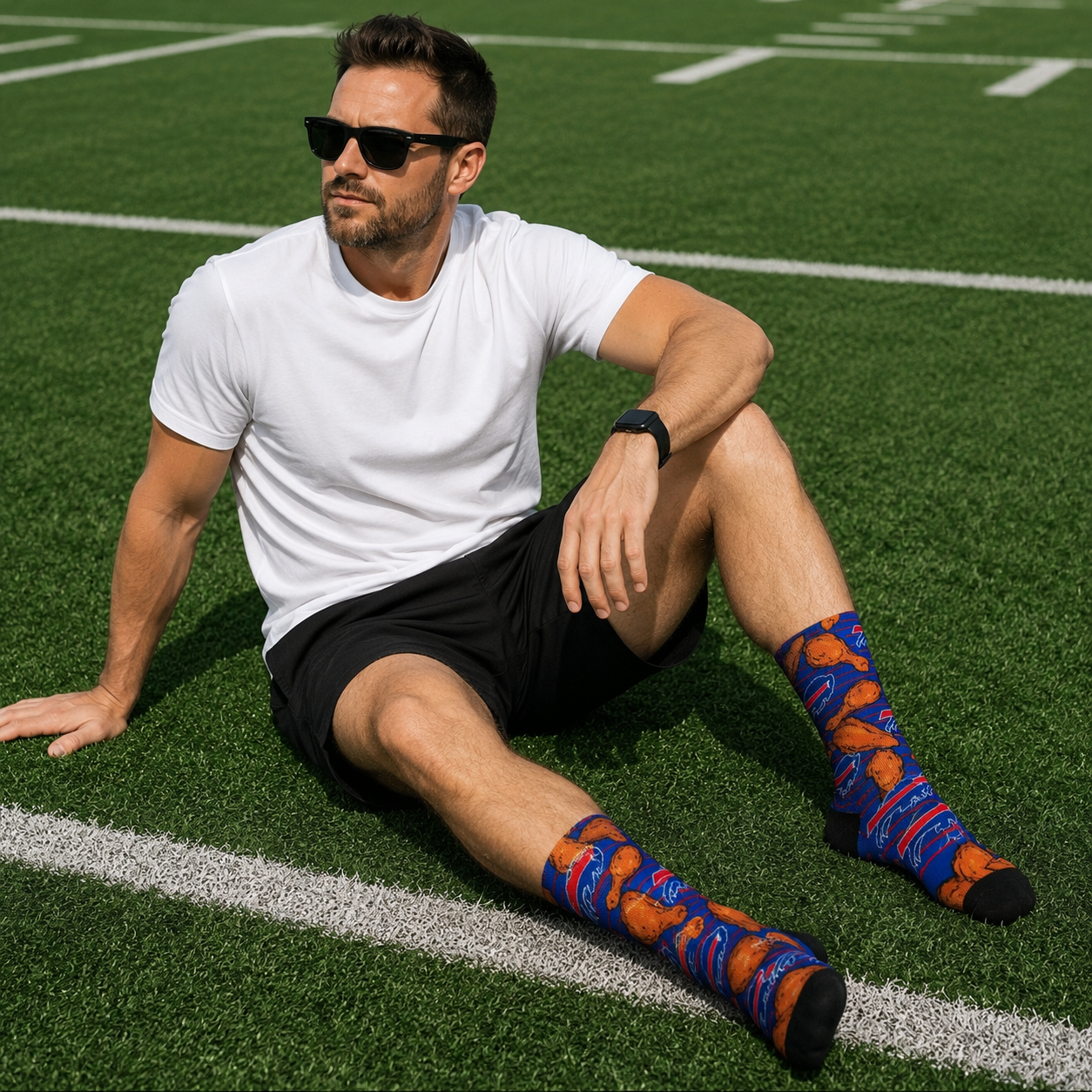 Buffalo Bills Chicken Wing Socks