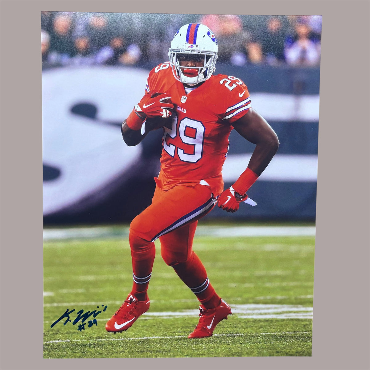 Karlos Williams Signed Buffalo Bills 8x10