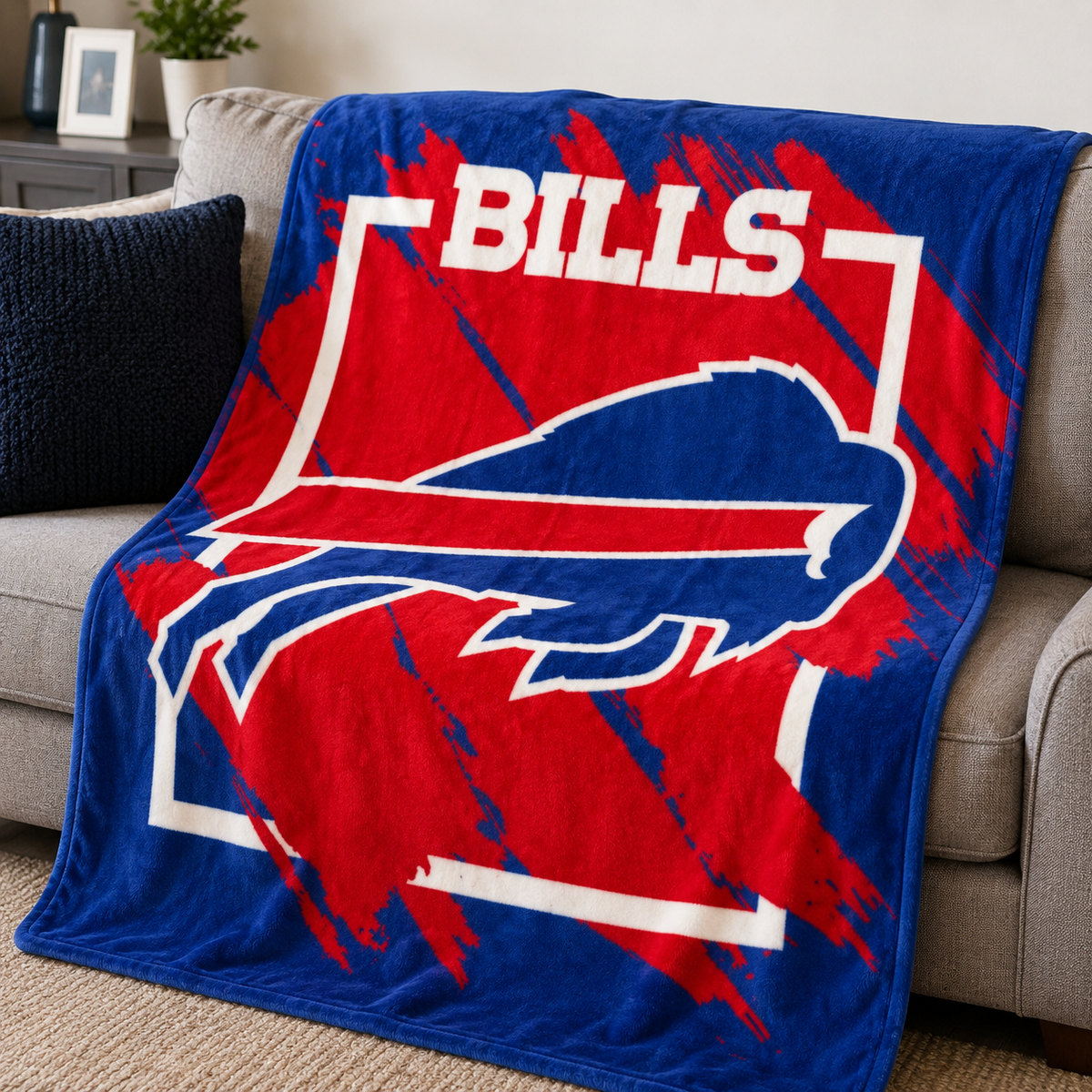 Ripped Bills Logo Blanket