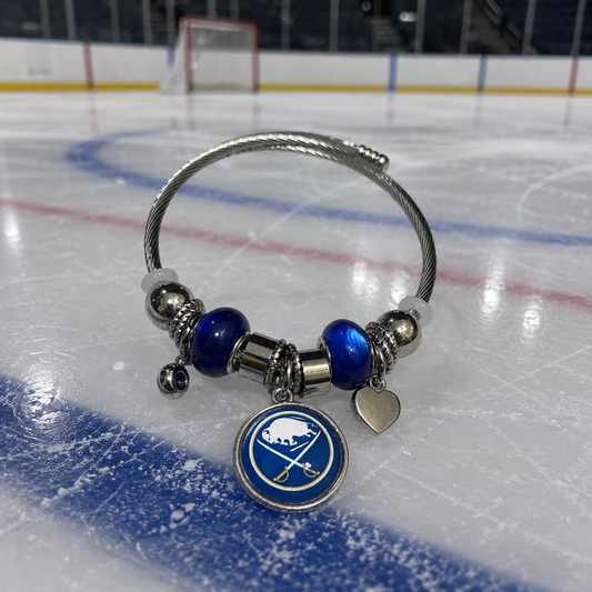 Buffalo Sabres Charm Bracelet