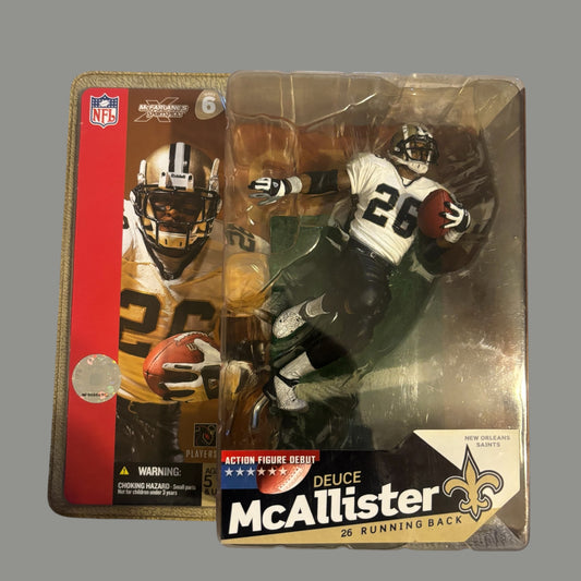Duece McAllister Saints White McFarlane