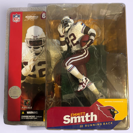 Emmitt Smith Cardinals White McFarlane