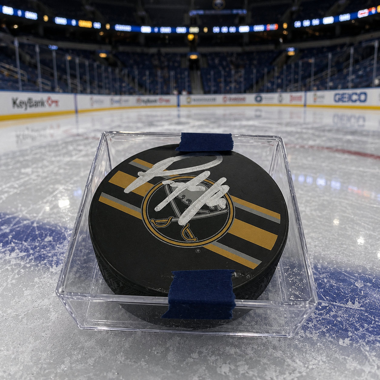 Peyton Krebs Signed Buffalo Sabres Puck
