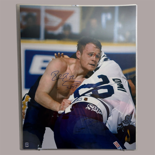 Rob Ray Signed Buffalo Sabres 16x20 “3207”