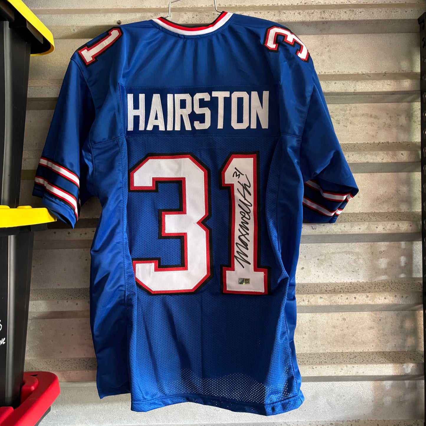 Hairston, Maxwell Signed Bills Jersey (Blue)