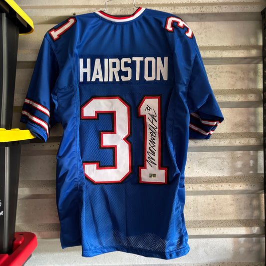 Hairston, Maxwell Signed Bills Jersey (Blue)