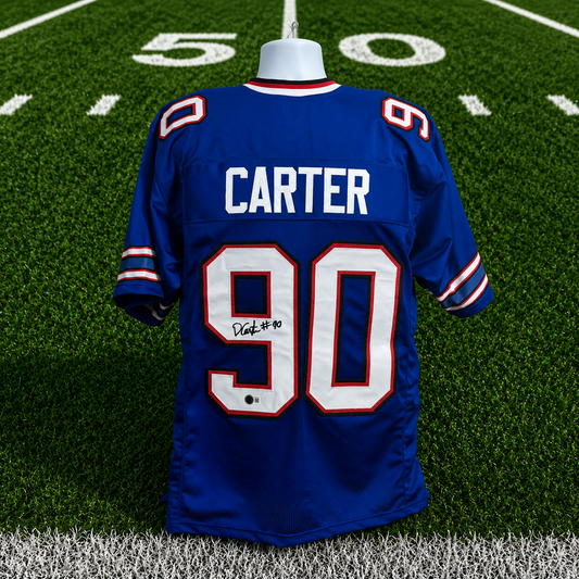 Dewayne Carter Signed Buffalo Bills Jersey