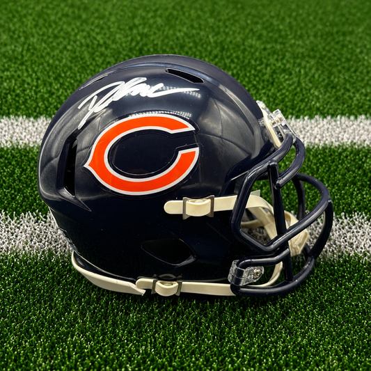 D’Andre Swift Signed Chicago Bears Speed Mini Helmet