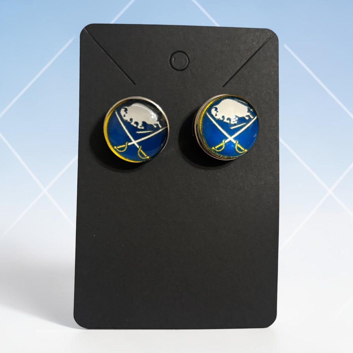 Snap Charm Stud Earrings