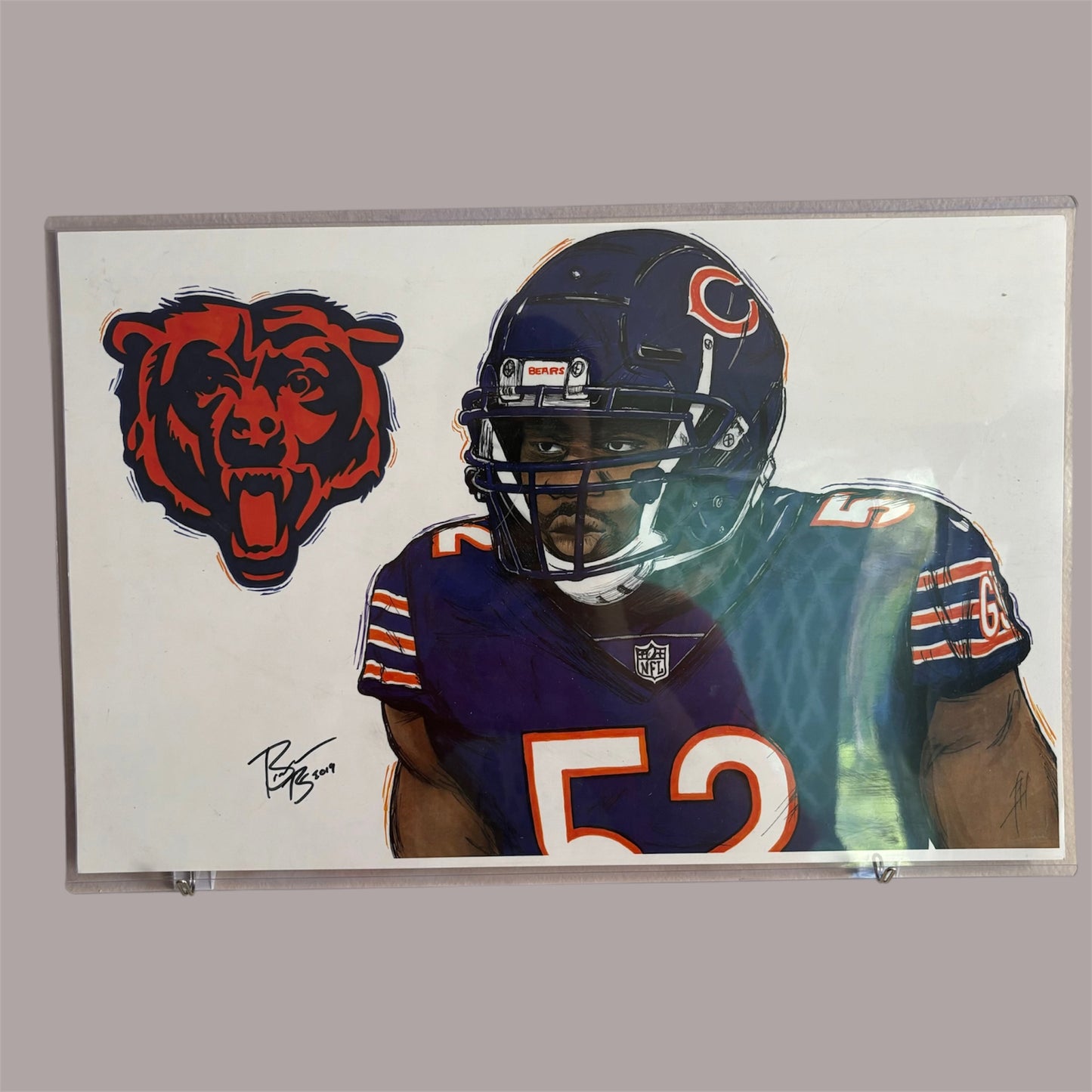 Khalil Mack Chicago Bears 11x17 Poster