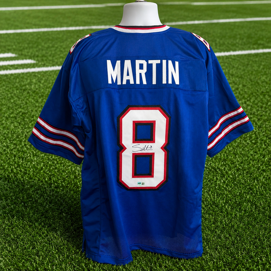 Sam Martin Signed Buffalo Bills Jersey (Blue)