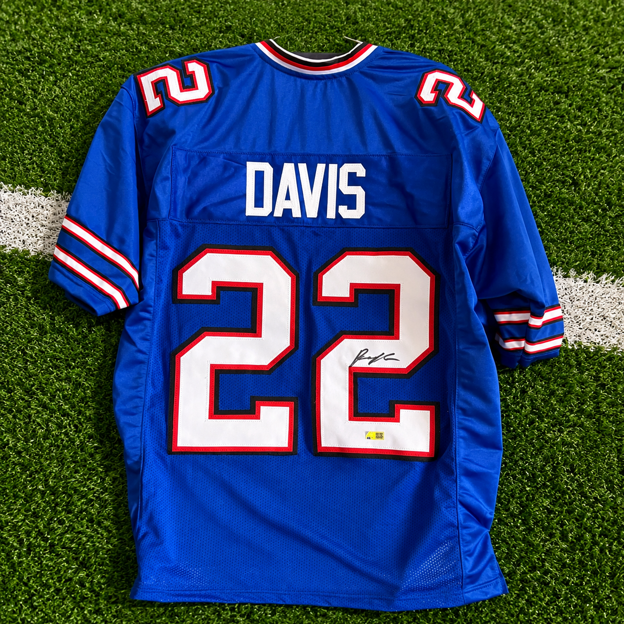 Ray Davis Signed Buffalo Bills Jersey