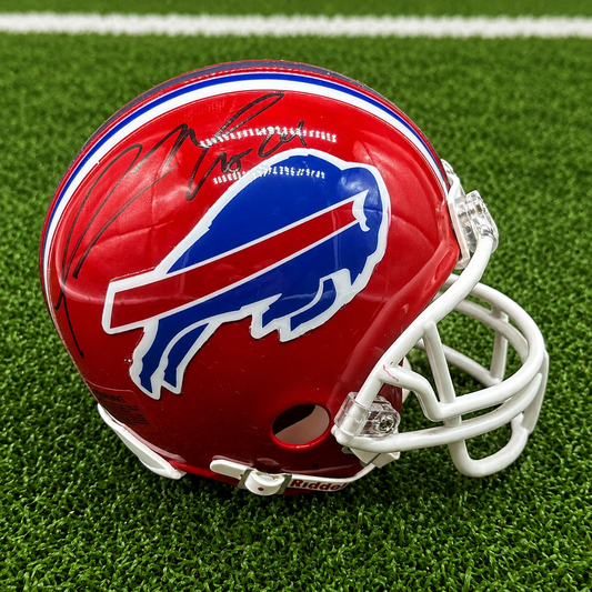 Terrance McGee Signed VSR4 Red Buffalo Bills Mini