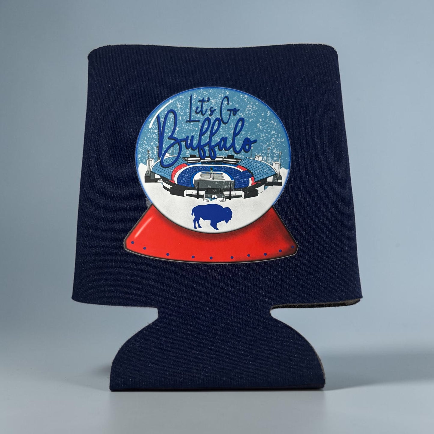 Let’s Go Buffalo Snow Globe Coozie