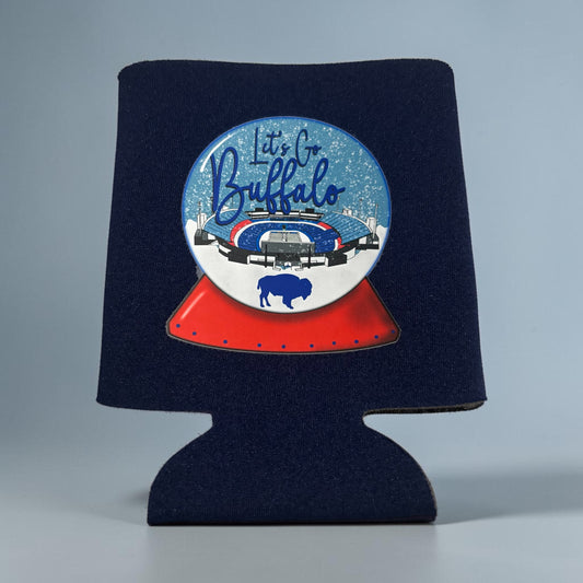 Let’s Go Buffalo Snow Globe Coozie