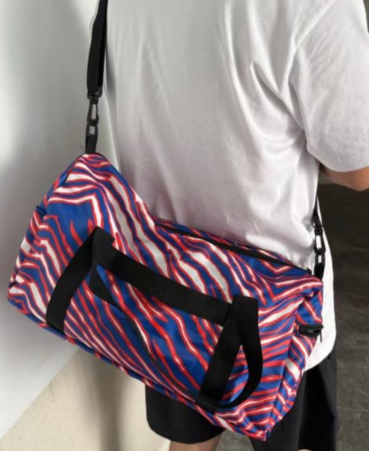 Buffalo Bills Zubaz Weekend Duffle Bag