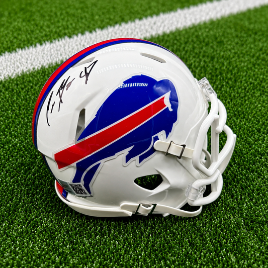 Christian Benford Signed Buffalo Bills Speed Mini Helmet