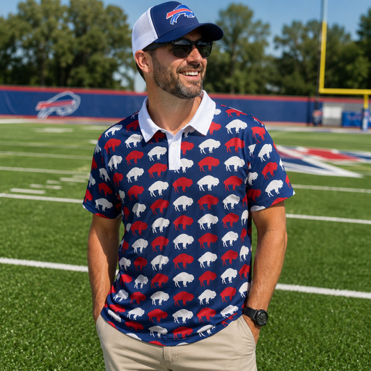 Standing Buffalo Golf Polo