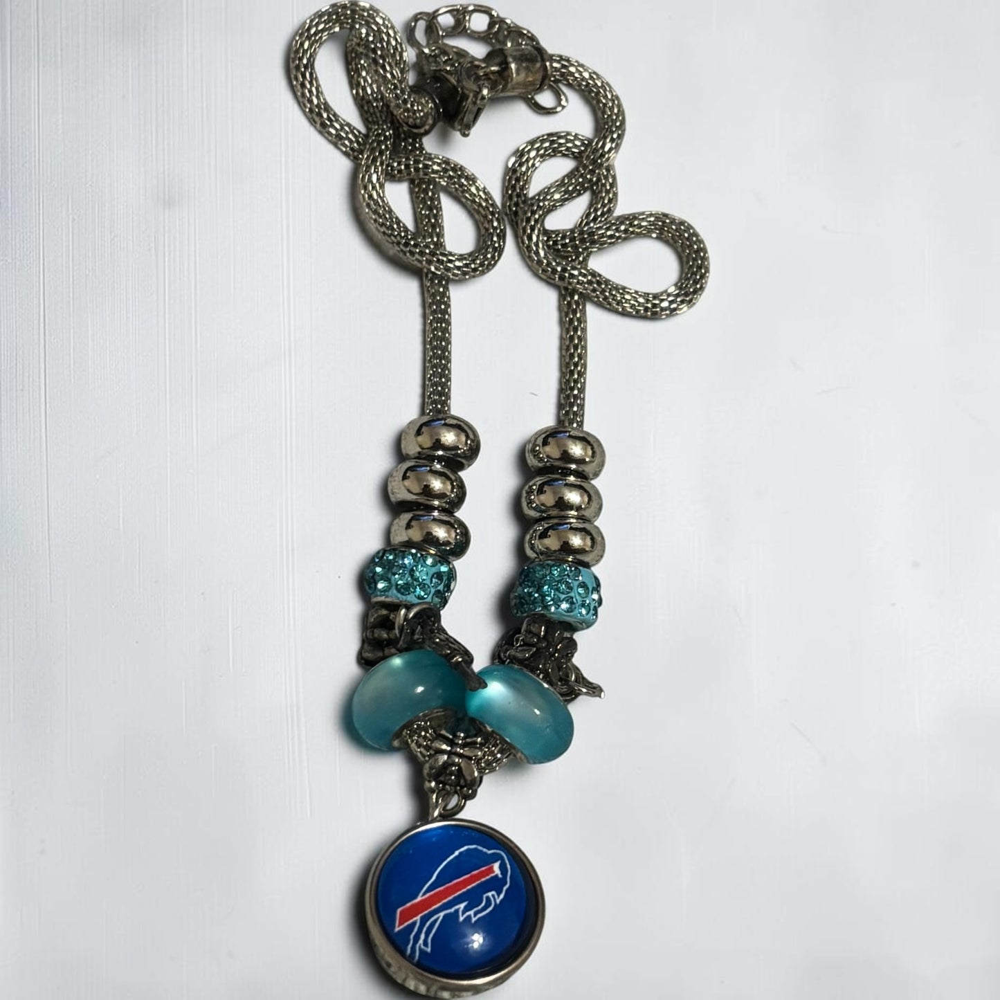 Pand Style Snap Charm Necklace