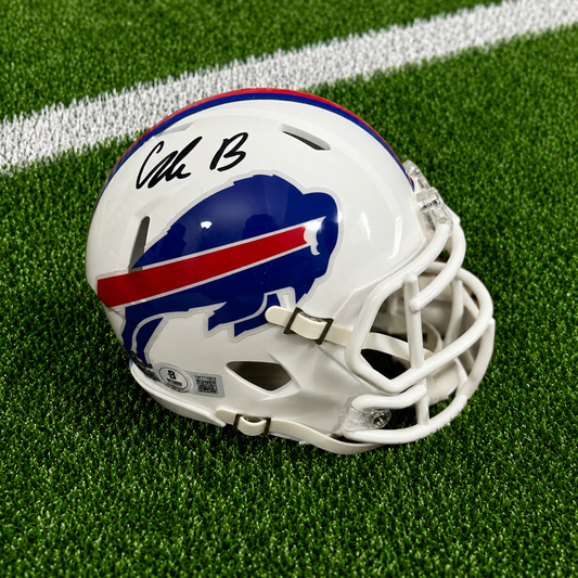 Cole Bishop Signed Buffalo Bills Speed Mini