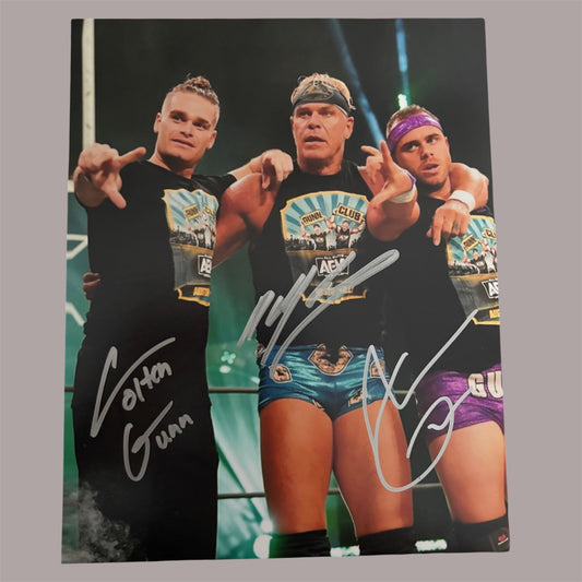 Gunn Club Signed WWE 8x10