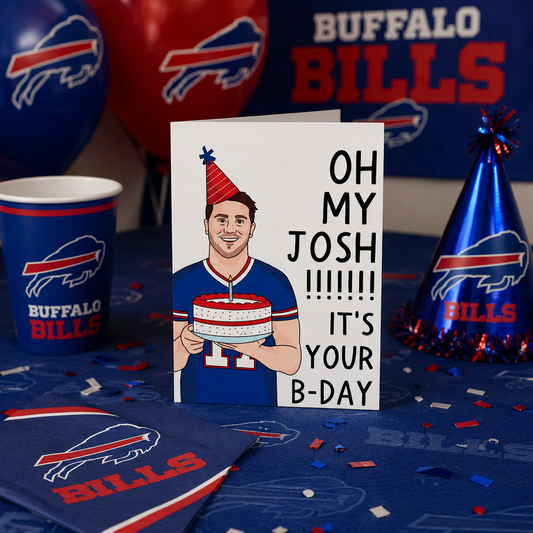 Josh Allen Birthday Card