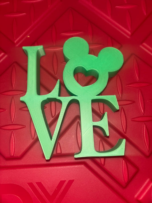 Love Mickey Sign