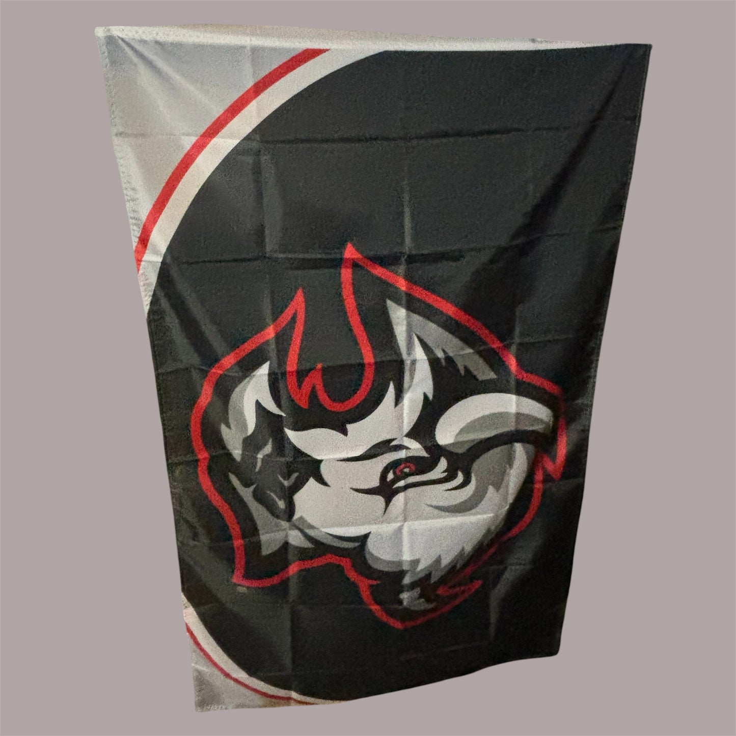 Buffalo Sabres Black & Red Goat Head Flag