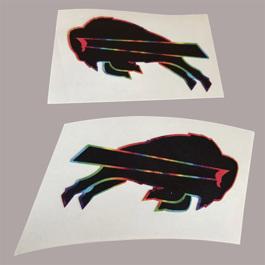 Crucial Catch Bills Mini Helmet Decals
