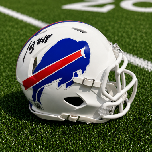 Justin Shorter Signed Buffalo Bills Mini Helmet