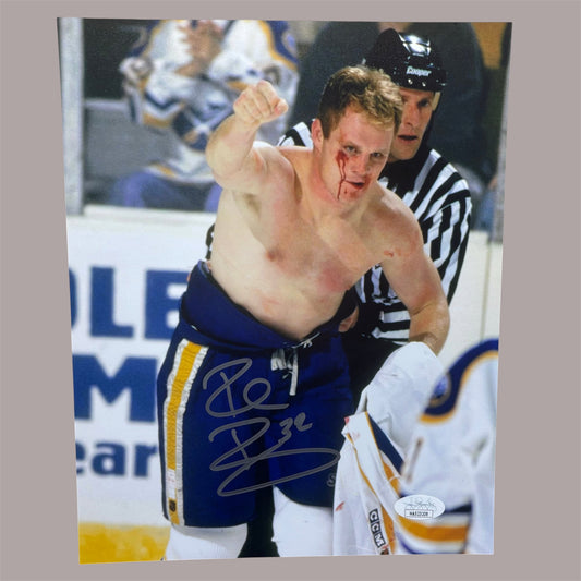 Rob Ray Signed Buffalo Sabres 8x10
