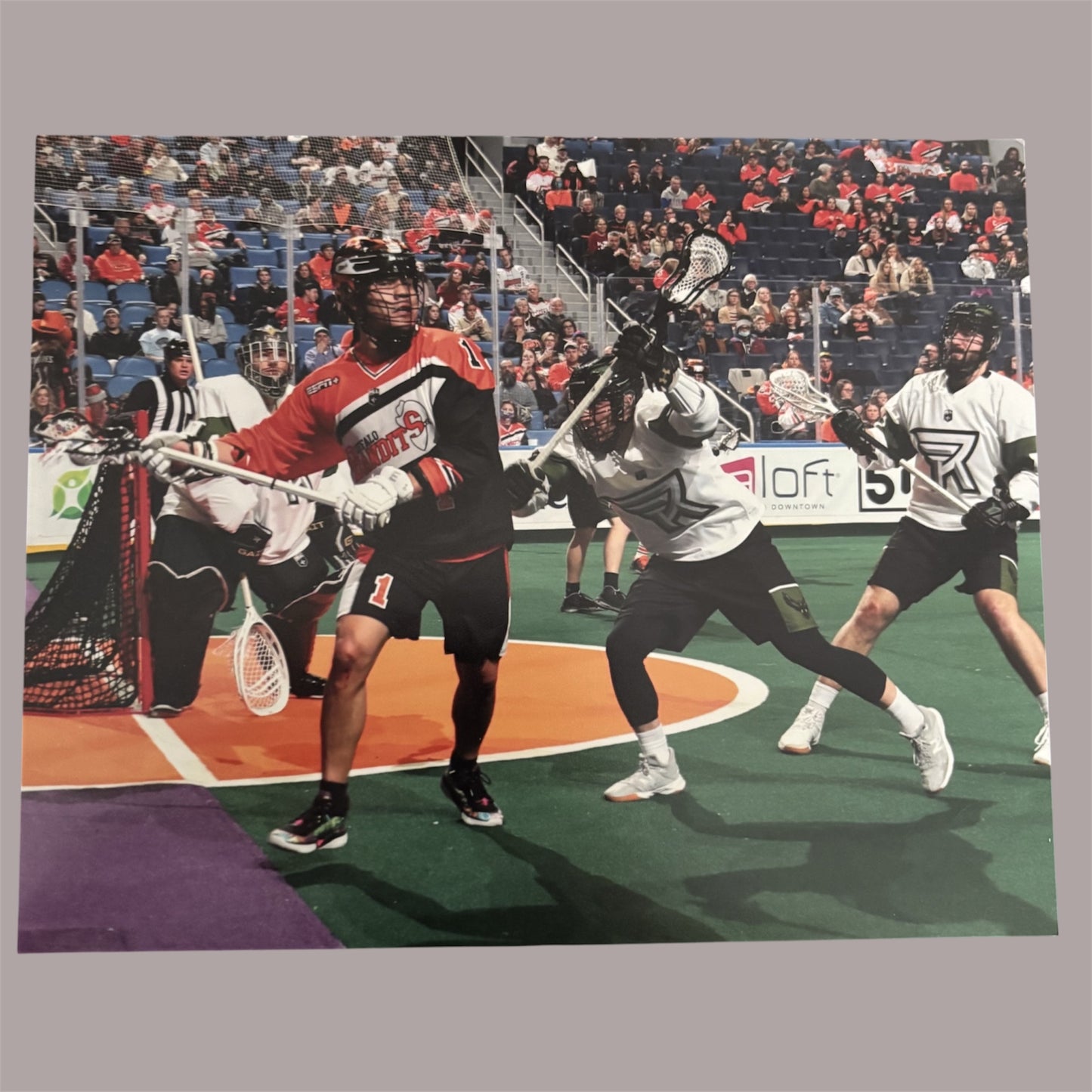 Tehoka Nanticoke Unsigned Bandits 8x10 Corner