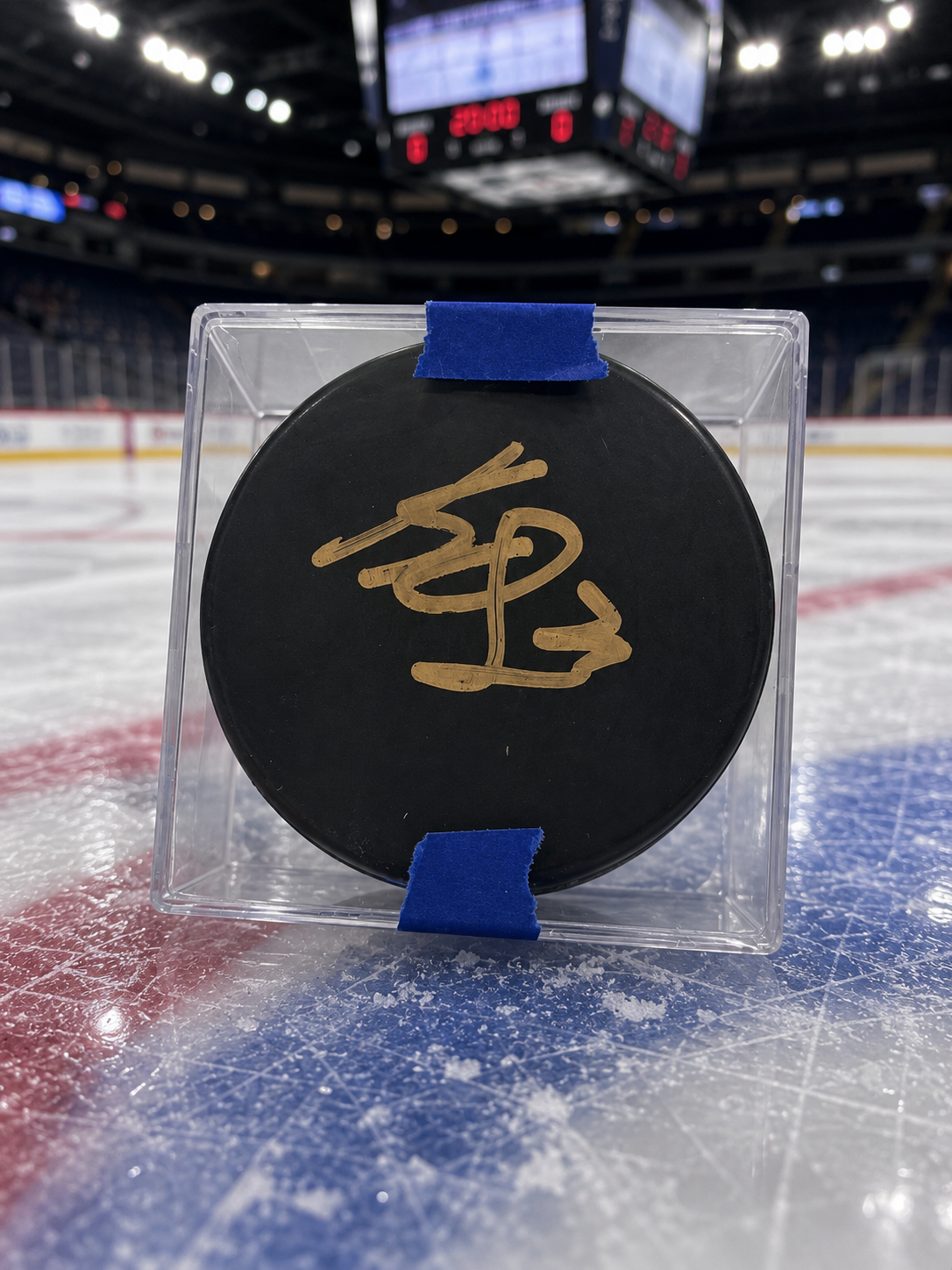 Kyle Okposo Signed Buffalo Sabres Puck