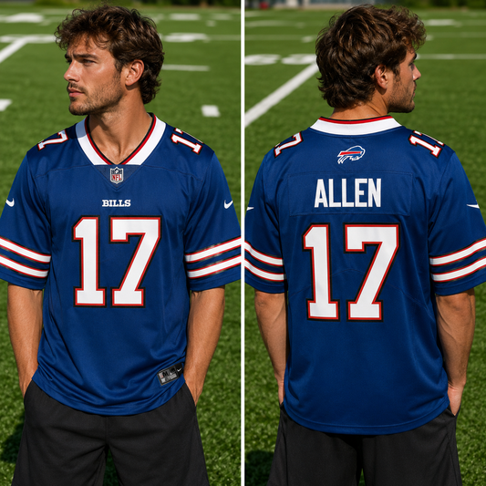 Josh Allen Blue Jersey