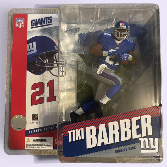 Tiki Barber Giants Blue McFarlane