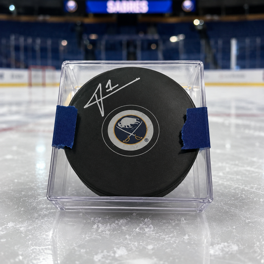 Ukko-Pekka Luukkonen Signed Buffalo Sabres Puck (UPL)