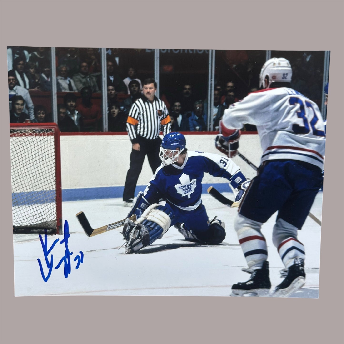 Ken Wreggett Signed Toronto Maple Leafs 8x10