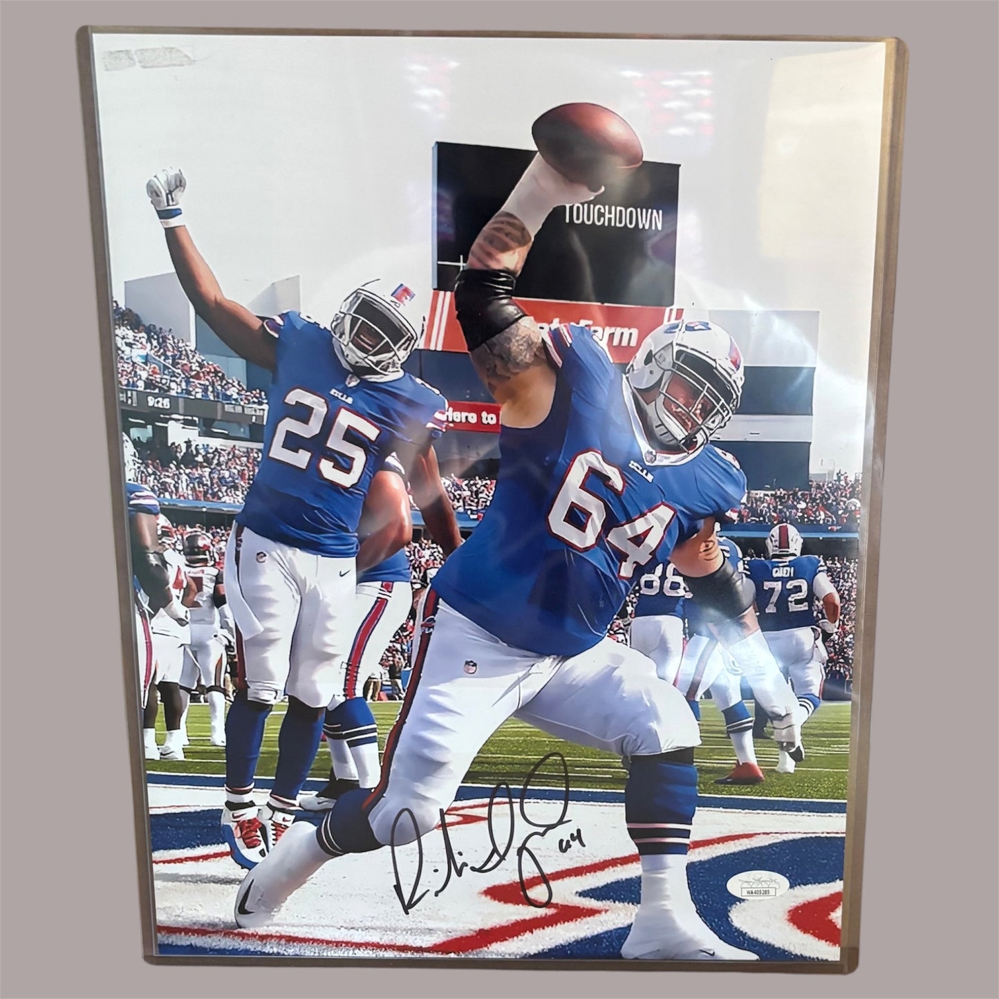 Richie Incognito Signed Bills 11x14