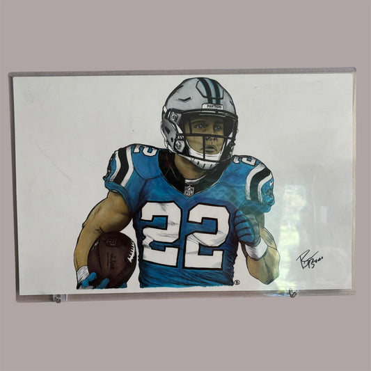 Christian McCaffrey Carolina Panthers 11x17 Poster